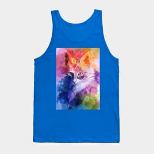 Colorful Cat Tank Top